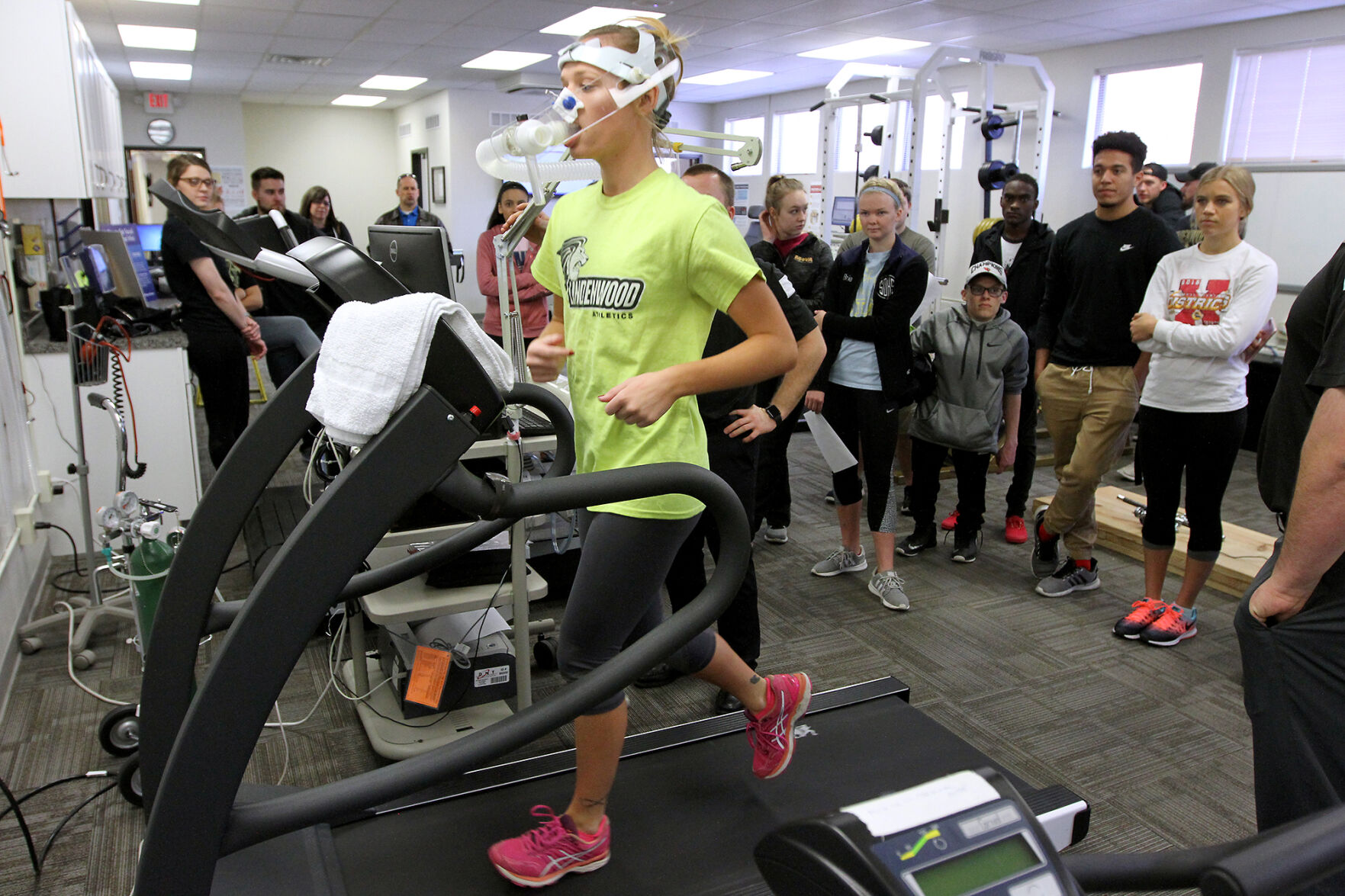 Lindenwood students are active participants in health sciences research. Photo provided by Lindenwood University